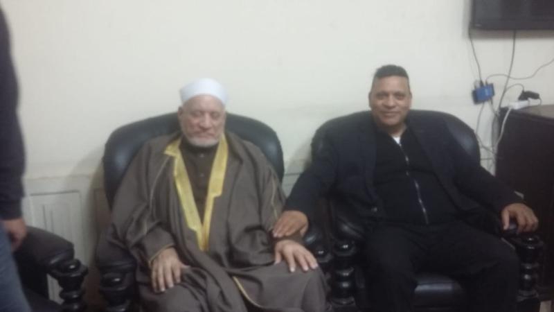الدكتور أحمد عمر هاشم مع المستشار أحمد الفضالي