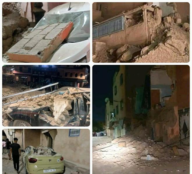 820حالة وفاة و672 إصابة ضحايا زلزال المغرب حتى الآن