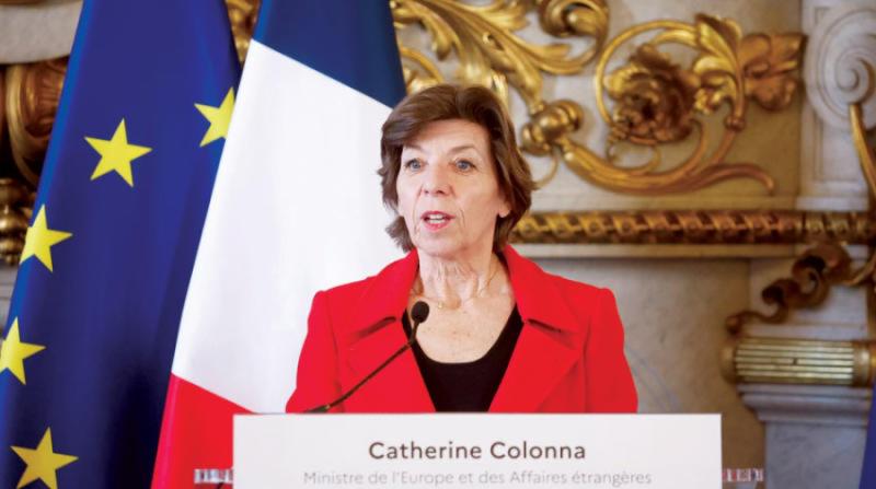 نص كلمة وزير خارجية فرنسا...وتحدثت عن حق إسرائيل في الرد مع مراعاة المدنيين