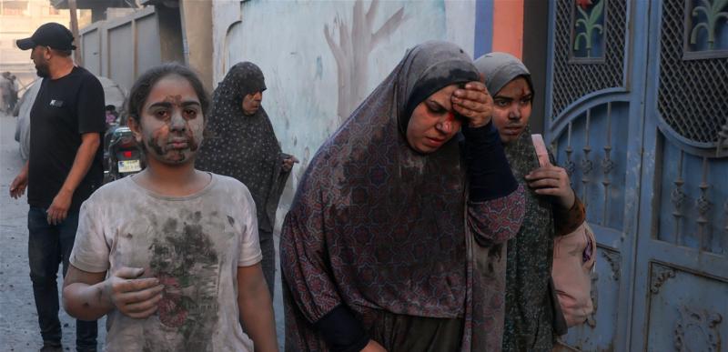 مؤسسة إنسانية تكشف معاناة السيدات الفلسطينيات اثناء الولادة في ظل قصف المستشفيات بغزة