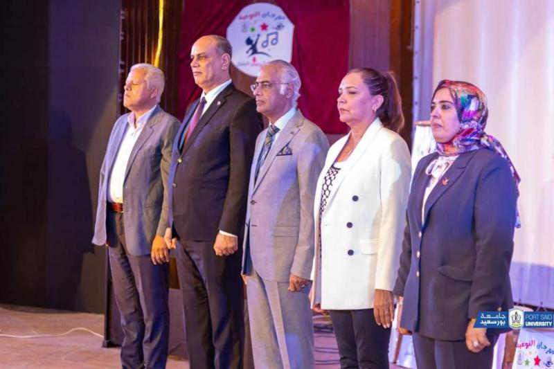 رئيس جامعة بورسعيد يشهد مهرجان النوعية لموسيقى وغناء الطفل