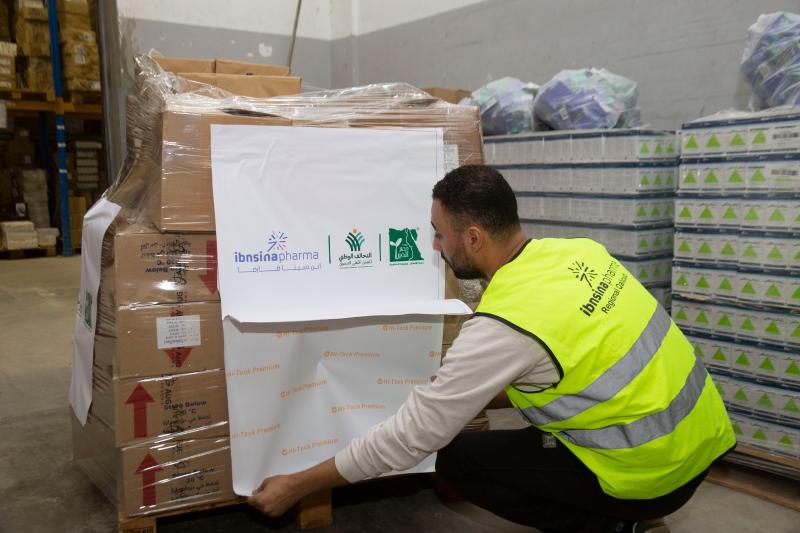 شركة «ابن سينا فارما» تشارك في قافلة التحالف الوطني التنموي لدعم الاشقاء في غزة
