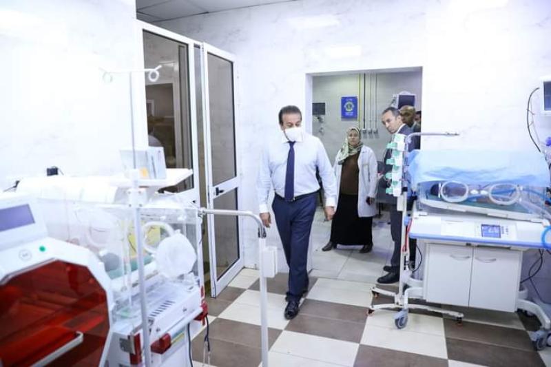 تفاصيل زيارة وزير الصحة لمستشفى مبرة المعادي