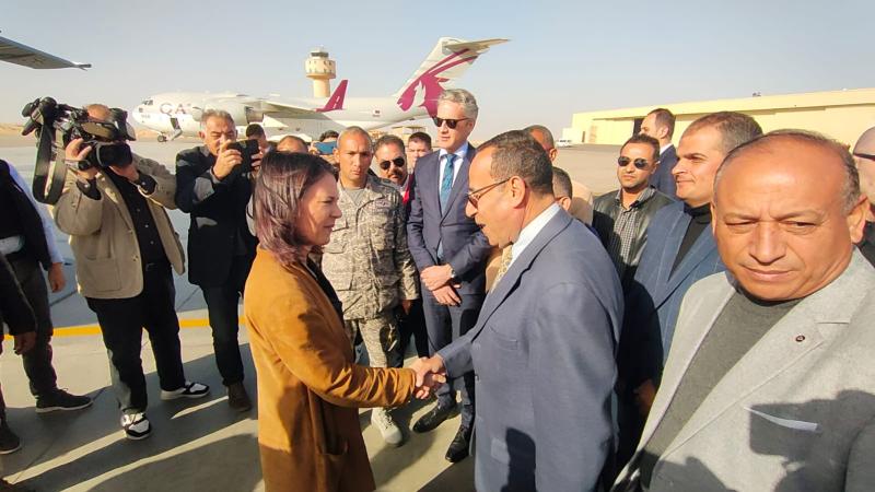 محافظ شمال سيناء يستقبل وزيرة خارجية ألمانيا