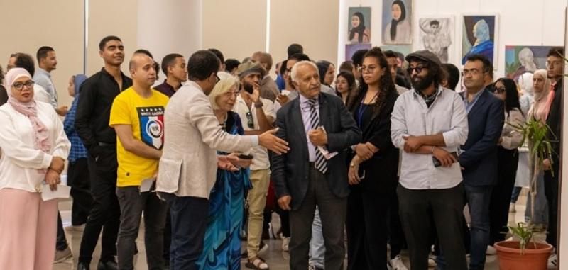 الفنون الجميلة بالجامعة المصرية الروسية تنظم معرض ”حصاد 3”