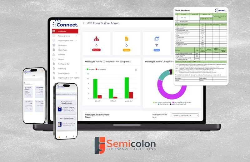 «سيميكولون للبرمجيات» تكشف عن «Connect Live» أحد أهم حلولها التقنية في مجال السلامة والصحة المهنية