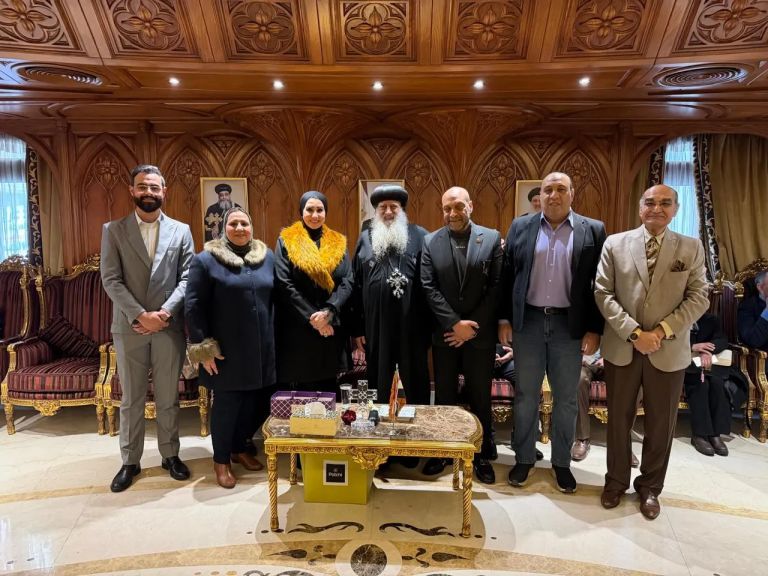 التحالف الوطني بالغربية يرسّخ قيم الوحدة الوطنية بزيارة مطرانية طنطا والكنيسة الإنجيلية الأولى