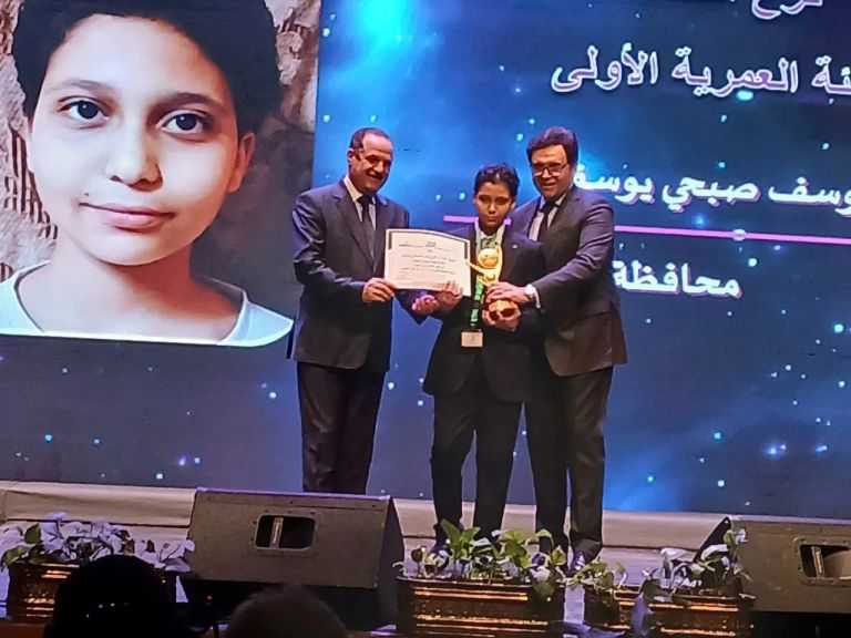 موهبة مصرية واعدة تتألق مبكرًا.. عابد الرحمن يوسف النجار يحصد جائزة الدولة للمبدع الصغير في القصة القصيرة
